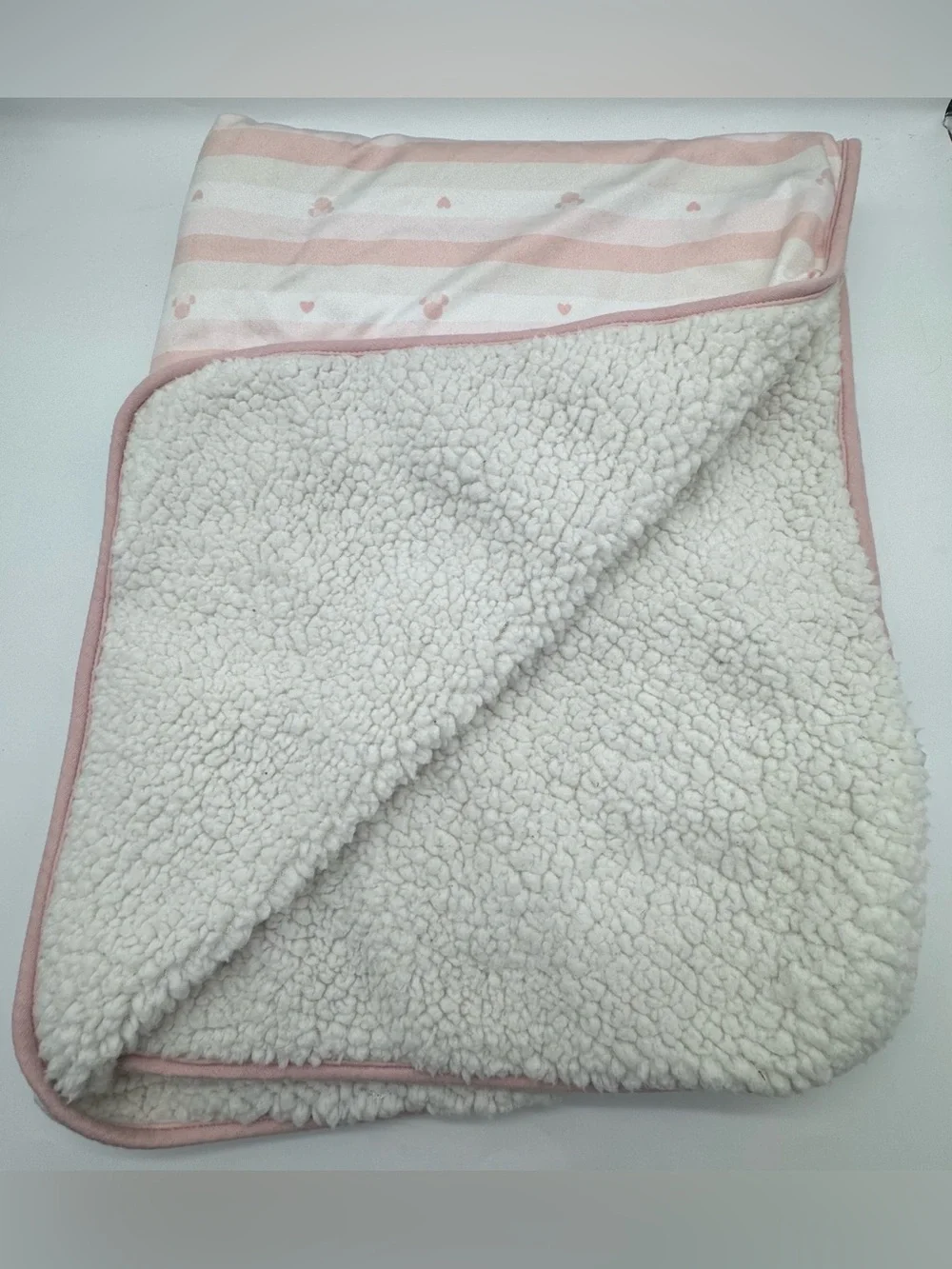 Disney Baby Microfiber/Fleece Plush Sherpa Blanket